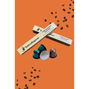 Kahve Deposu Nespresso Uyumlu Karamel Aromalı Kapsül Kahve 10’’lu Kutu