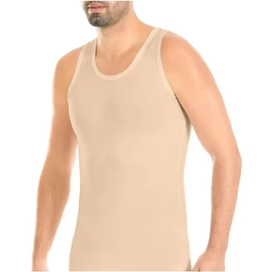 Erkek Modal Likralı Ten Rengi Askılı Atlet 70 - 3 Adet