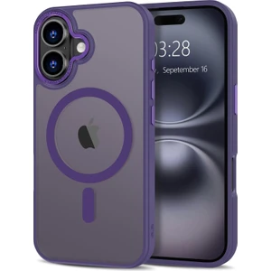 Iphone 16 Plus Uyumlu Kılıf Kamera Koruyuculu Magsafe Sarj Destekli Sağlam Mat Saydam Kapak