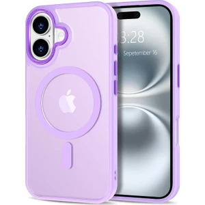 Iphone 16 Plus Uyumlu Kılıf Kamera Koruyuculu Magsafe Sarj Destekli Sağlam Mat Saydam Kapak