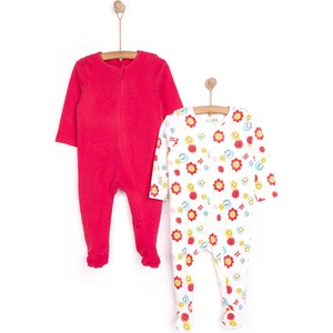 Hellobaby Yenidoğan Kız  2li Patikli Tulum Kız Çocuk