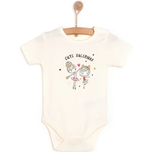Hellobaby Hayvan Desenli Kısa Kol Body Kız Bebek