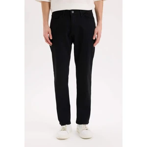 Diago Comfort Fit Rahat Kalıp Yüksek Bel Geniş Paça Siyah Jean Pantolon E3323AX25SP
