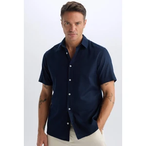%100 Pamuk Regular Fit Polo Yaka Kısa Kollu Gömlek D6105AX25SP