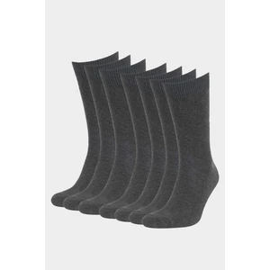 Erkek 7'li Pamuklu Uzun Çorap F3054AXNS