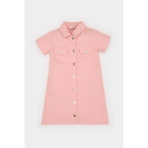 Kız Bebek Kısa Kollu Yazlık Jean Elbise E0454A525SM