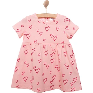 Hellobaby Basic Kız Kalp Desenli Elbise Kız Bebek