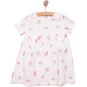 Hellobaby Basic Kız Çiçek Desenli Elbise Kız Bebek