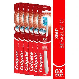 360 Visible White Beyazlatıcı Orta Diş Fırçası X6