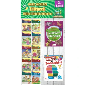 2. Sınıf Okula Yardımcı Eğitici Okuduğumu Anlıyorum - Dikkat ve Zeka Gelişimi - 10 Lu Hikaye Seti 2