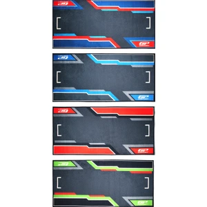 Gp Kompozit Universal Motosiklet Halısı Karbon - Siyah K-Trıcolor