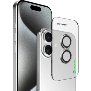 Buddıes Iphone 16  / 16 Plus Uyumlu Kamera Lens Koruyucu (SİLVER)