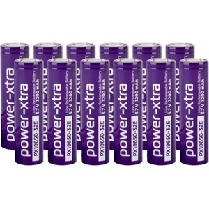 PX18650-32E - 3.7V 3200 Mah Li-Ion Şarjlı Pil - 3c 12'li Paket