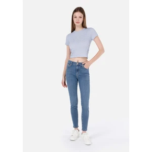759 Lara Skinny Fit   Kadın Mavi Jean Pantolon CL1068682