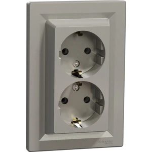 Asfora Bronz İkili Topraklı Priz