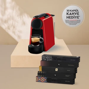 Essenza Mini D30 Red Kahve Makinesi, Kırmızı