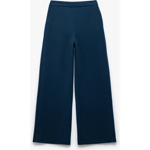 Beli Lastikli Cepli Basic Ispanyol Paça Pantolon