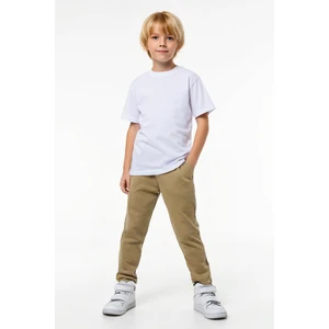 Trend Bebe Butik Erkek Çocuk Keten Eşofman Altı Rahat ve Şık Lastikli Pantolon Günlük, Okul ve Spor Için Esnek ve Yumuşak Kumaş