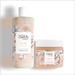 The Bath Factory Vanilyalı Vücut Peelingi + Vanilyalı Duş Jeli