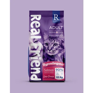 Real Friend Yetişkin Kedi Maması Somonlu - Derma Care Adult Cat Food Salmon & Hypoallergenic