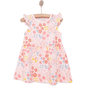Hellobaby Basic Kız Çiçek Desenli Elbise Kız Bebek