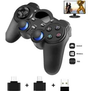 2.4g Kablosuz Oyun Kolu Pc / Ps3 / Android Tv / Android Telefon ve Tablet Uyumlu Gamepad