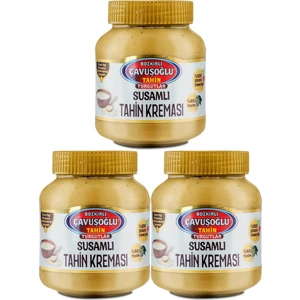 Bozkırlı Çavuşoğlu Susamlı Tahin Kreması 330 gr x 3 Adet