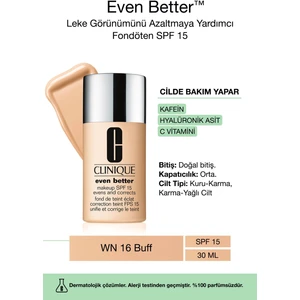 Even Better™ Doğal Bitişli Fondöten SPF 15 - Renk: WN 16 Buff 30ml | C Vitamini