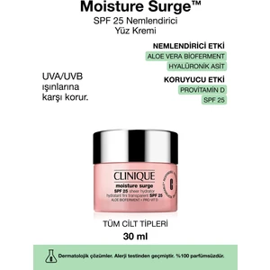 Moisture Surge™ SPF 25 Nemlendirici Yüz Kremi - 30ml | Aloe Vera BioFerment, Hyalüronik Asit