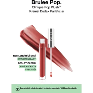 Pop Plush™ Kremsi Dudak Parlatıcısı - Renk: Brulee Pop 3.4ml | Parlak Bitiş, Nemlendirici Etki