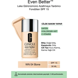 Even Better™ Doğal Bitişli Fondöten SPF 15 - Renk: WN 04 Bone 30ml | C Vitamini