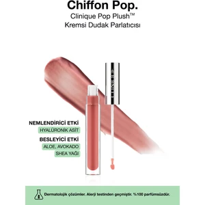Pop Plush™ Kremsi Dudak Parlatıcısı - Renk: Chiffon Pop 3.4ml | Parlak Bitiş, Nemlendirici Etki