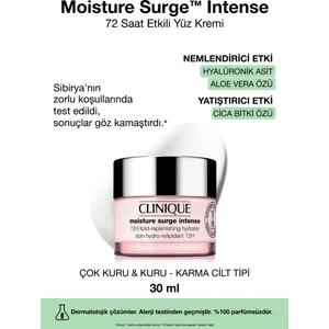 Moisture Surge™ Intense 72 Saat Nem Koruma Teknolojili Yoğun Nemlendirici Yüz Kremi 30 ml