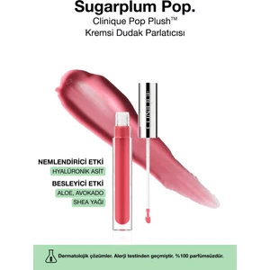 Pop Plush™ Kremsi Dudak Parlatıcısı - Renk: Sugarplum Pop 3.4ml | Parlak Bitiş, Nemlendirici Etki