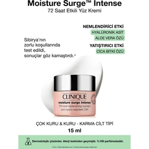 Moisture Surge™ Intense 72 Saat Nem Koruma Teknolojili Yoğun Nemlendirici Yüz Kremi 15 ml