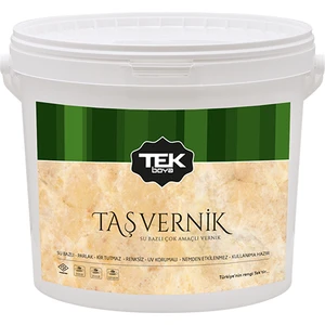 Tek Boya Su Bazlı Taş Vernik 2,5l Şeffaf Renk