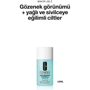Anti-Blemish Solutions™ Clinical Siyah Nokta ve Sivilce Görünümünü Azaltan Bakım Jeli 15 ml