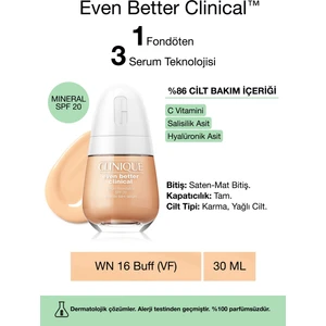 Even Better Clinical™ Serum Fondöten SPF 20 - Renk: WN 16 Buff (VF) - 30ml