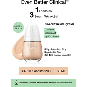 Even Better Clinical™ Serum Fondöten SPF 20 - Renk: Cn 10 Alabaster (VF) - 30ml