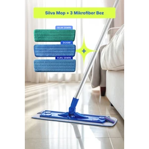 Mikrofiber Teleskopik Mop 3'lü Set