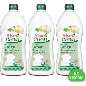 Mom's Green Sabun Kokulu Bitkisel Çamaşır Temizleyici 750 ml x 3 Adet
