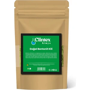 Clintex Kimya Doğal Bentonit Kil Toz 500 gr