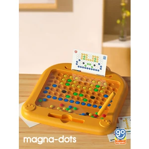Magna Dots Manyetik Kodlama Tableti Turuncu Ekransız Oyun Aktivitesi Manyetik Yapı Blokları