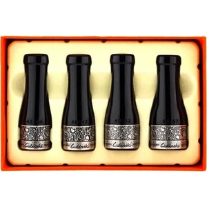 4'lü 4 Boy Puro Ağızlığı Siyah-Gümüş (42-57 Ring)