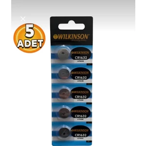 Wılkınson CR1632 Lityum Alkalin Pil 3V (5 Adet)