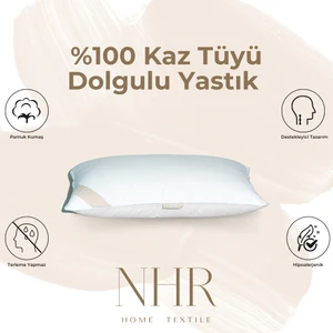 NHR Home Kaz Tüyü Yastık %70 Gıdık 50X70 1000GR 1 Adet