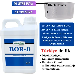 Bor -8 Sıvı Gübre 5 Lt