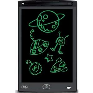 Tablet LCD 8.5 Inç Dijital Kalemli Çevre Dostu Çizim Yazı Tahtası Siyah