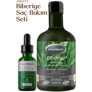 Biberiye Saç Bakım Seti Zarafet  - Biberiye Şampuan 400 Ml + Biberiye Serumu 50 Ml