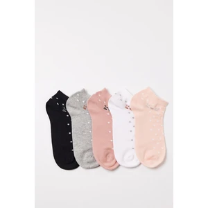 Katia & Bony Kadın Puantiyeli 5'li Paket Step Çorap